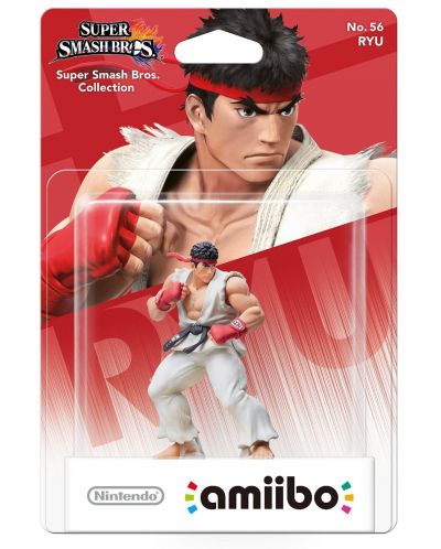Nintendo Amiibo фигура - Ryu [Super Smash Bros. Колекция] (Wii U) - 3